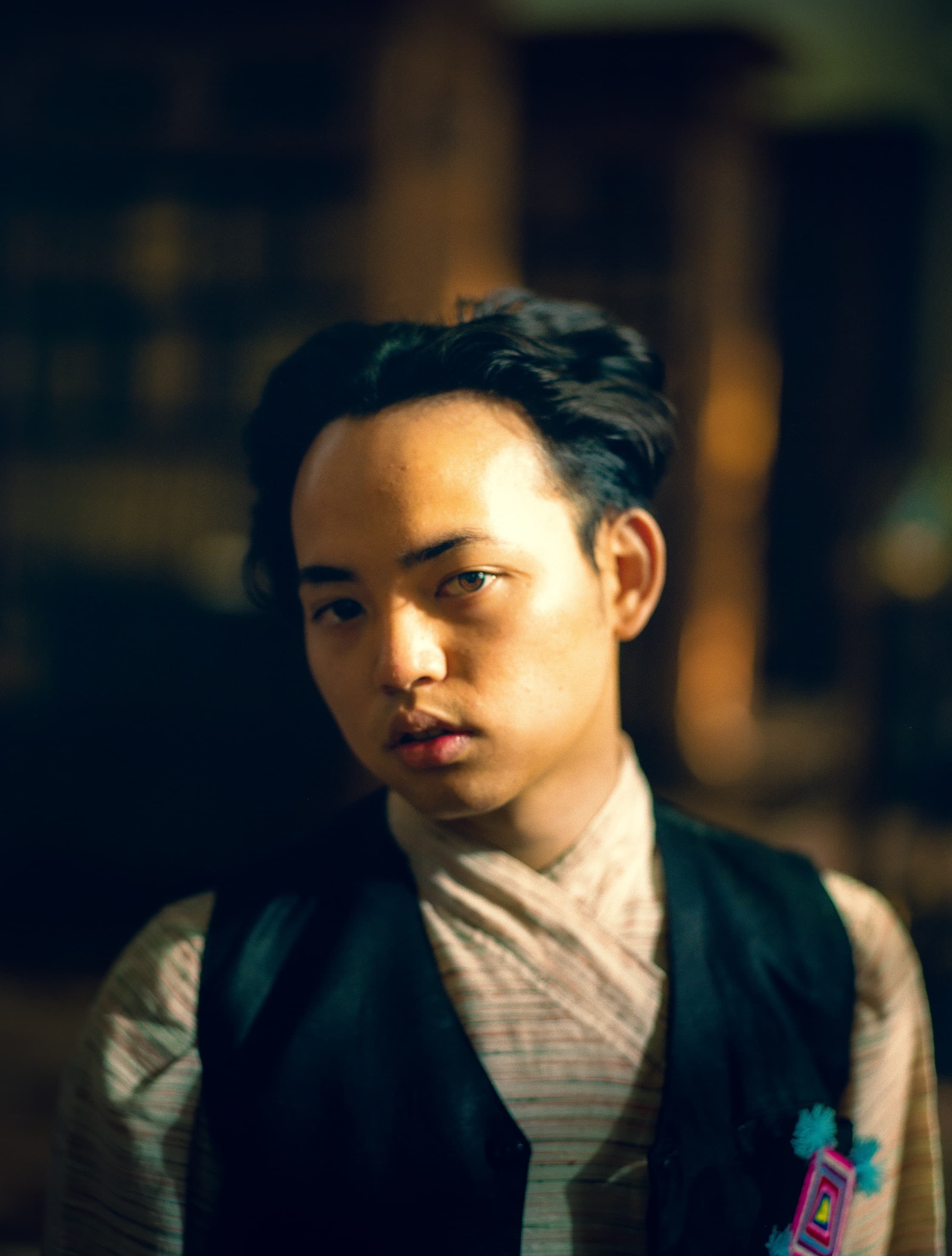 Mukahang Limbu — cinematic portrait with warm golden light